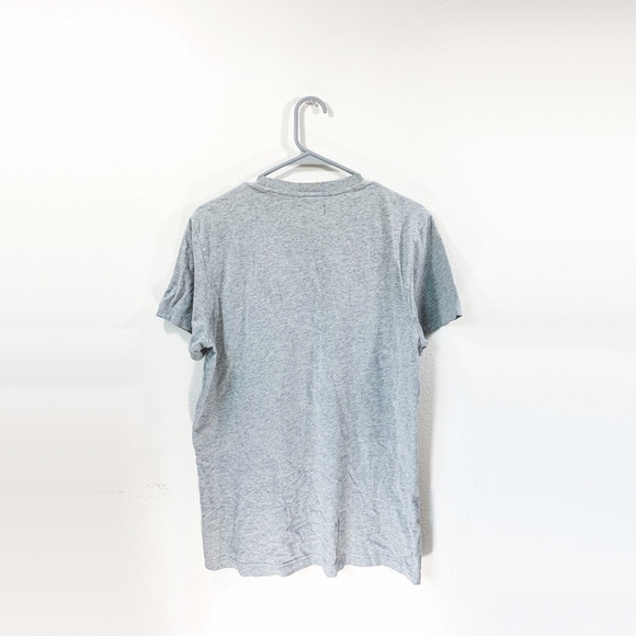 Adidas Sample Grey T-shirt Red Plaid Size M - Picture 2 of 6